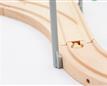 50pcs figure 8 wooden train set