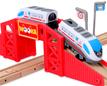 50pcs figure 8 wooden train set